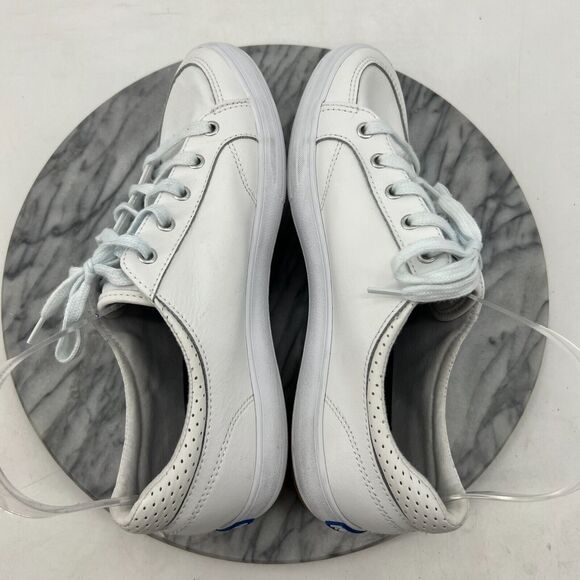 Keds Center II Sneakers Womens 9 White Leather Canvas Lace Up Low Top WH64720 - Picture 6 of 11
